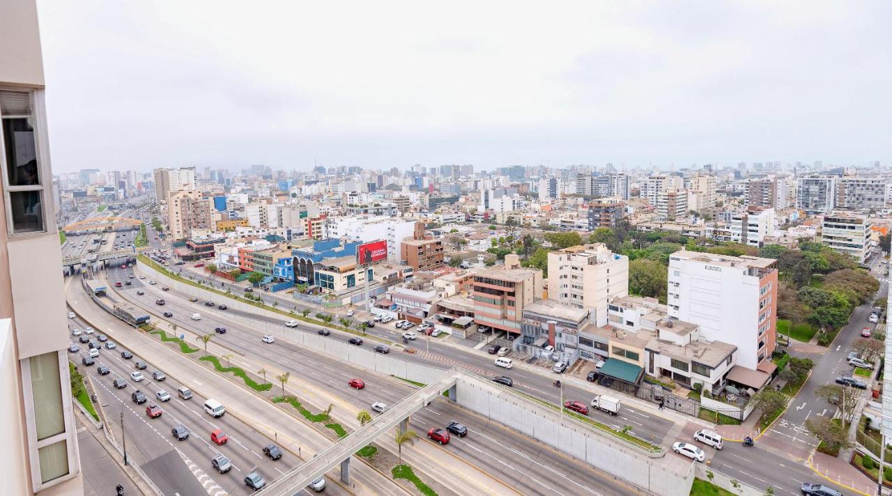 Alu Apartments - Limit With Miraflores Panoramic City View Lima Exteriör bild