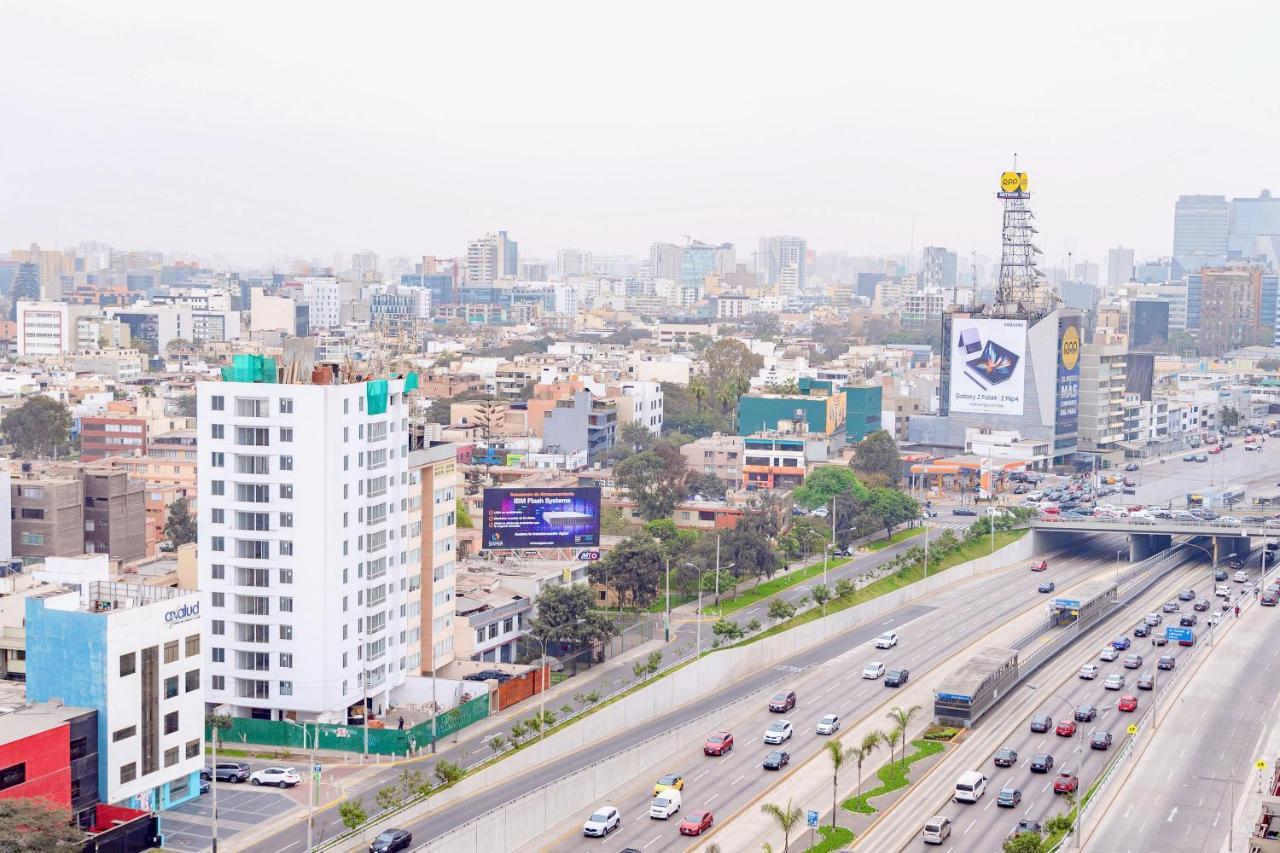 Alu Apartments - Limit With Miraflores Panoramic City View Lima Exteriör bild
