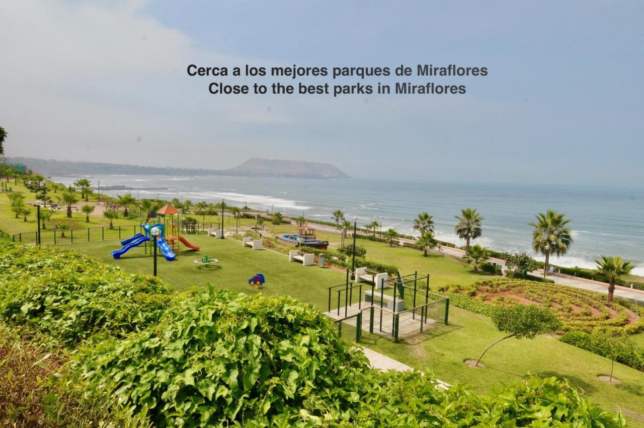 Alu Apartments - Limit With Miraflores Panoramic City View Lima Exteriör bild