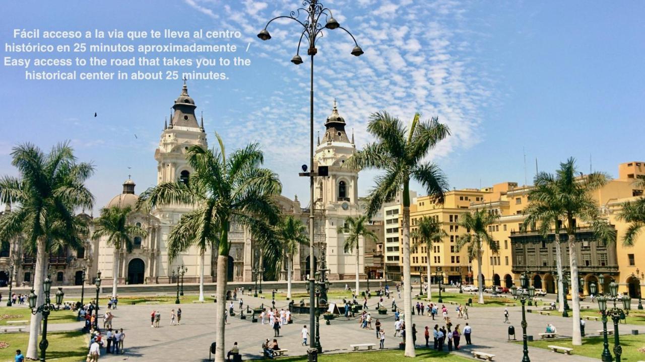 Alu Apartments - Limit With Miraflores Panoramic City View Lima Exteriör bild