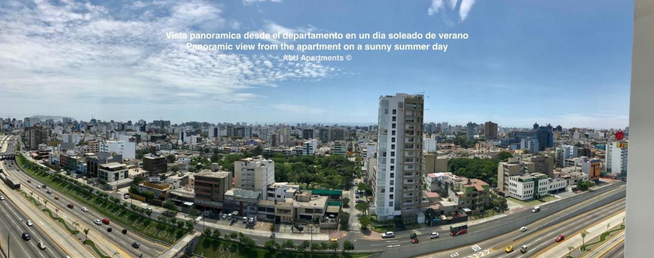Alu Apartments - Limit With Miraflores Panoramic City View Lima Exteriör bild
